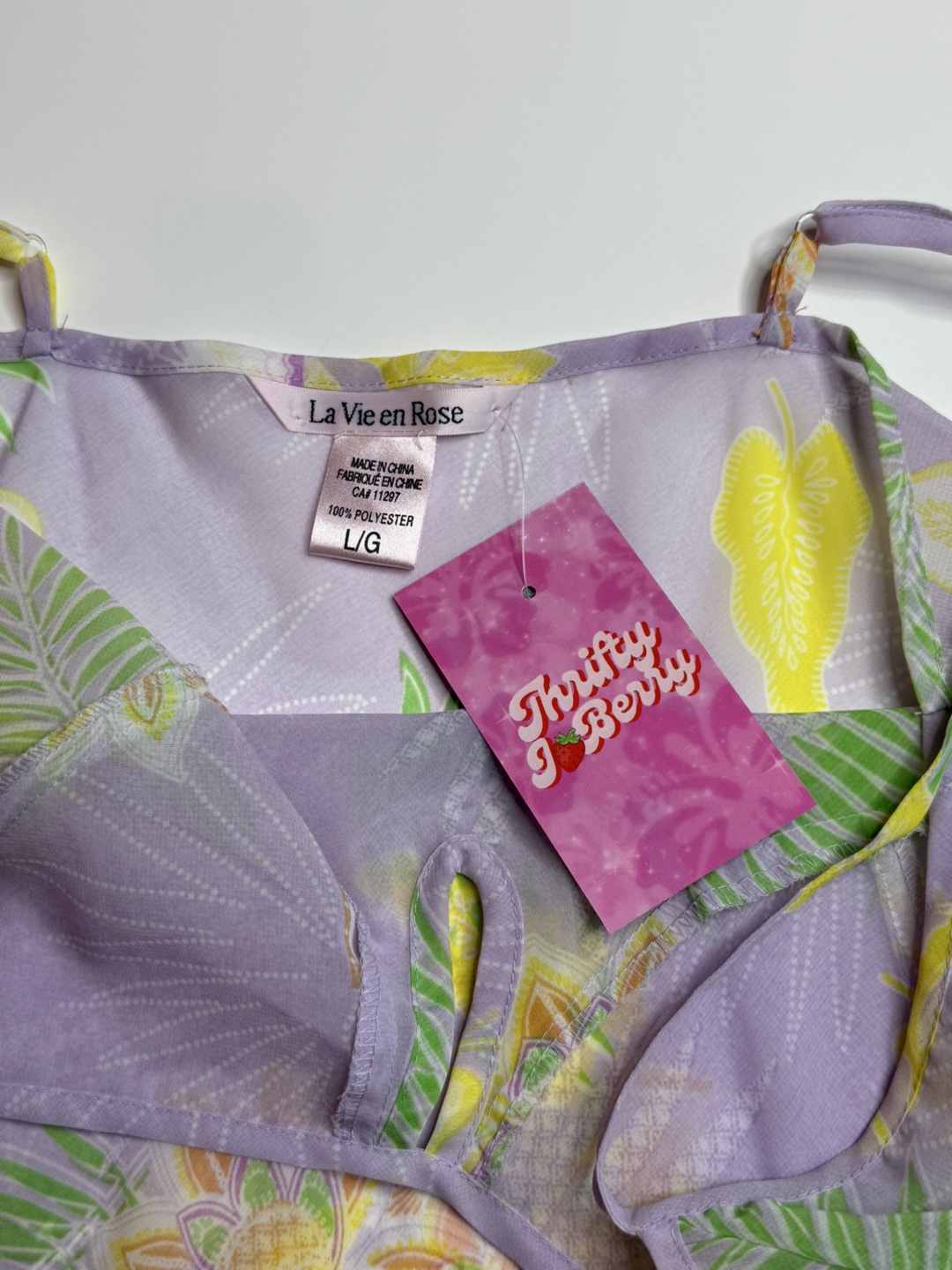 La Vie en Rose Cami Top - Size L - photo 5