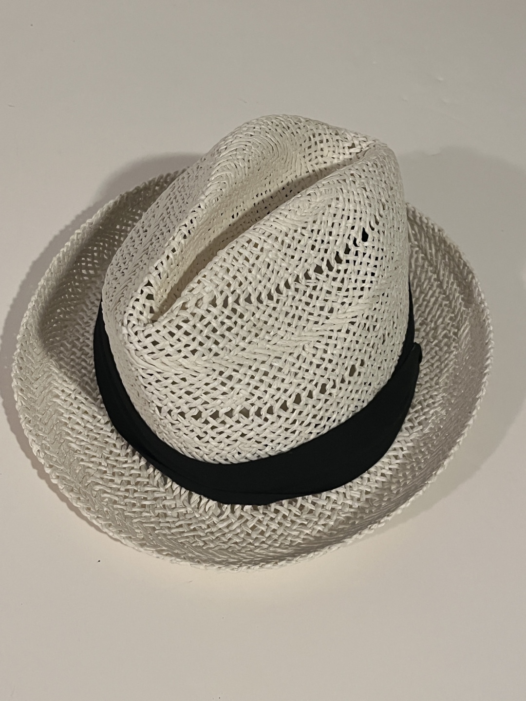 White Fedora Hat - Size 57cm