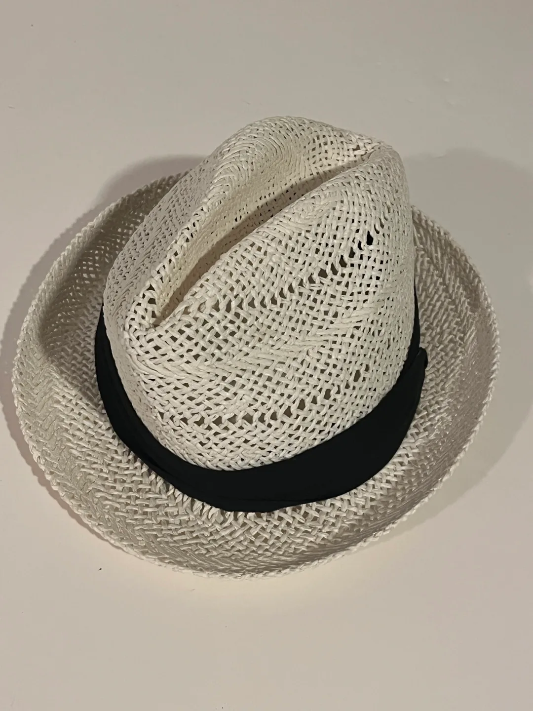 White Fedora Hat - Size 57cm thumbnail