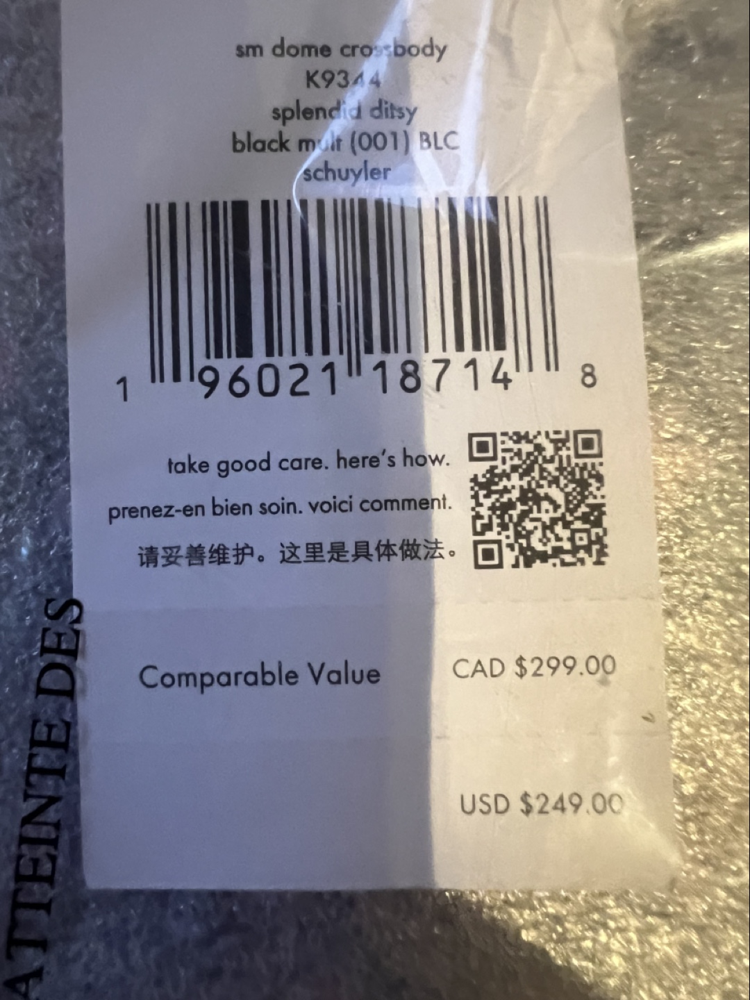 New Kate Spade Dome Crossbody - Floral - photo 2