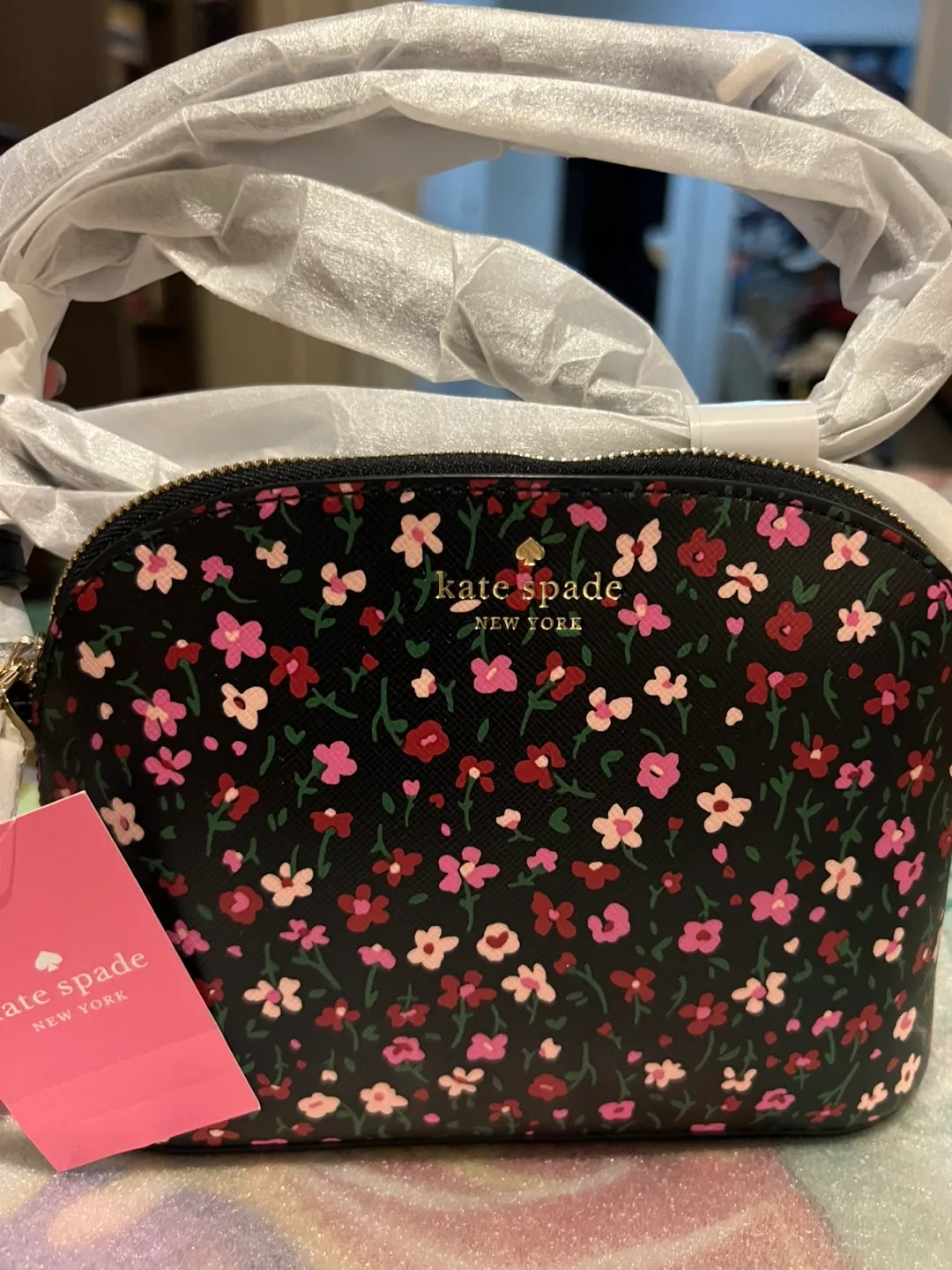 New Kate Spade Dome Crossbody - Floral thumbnail