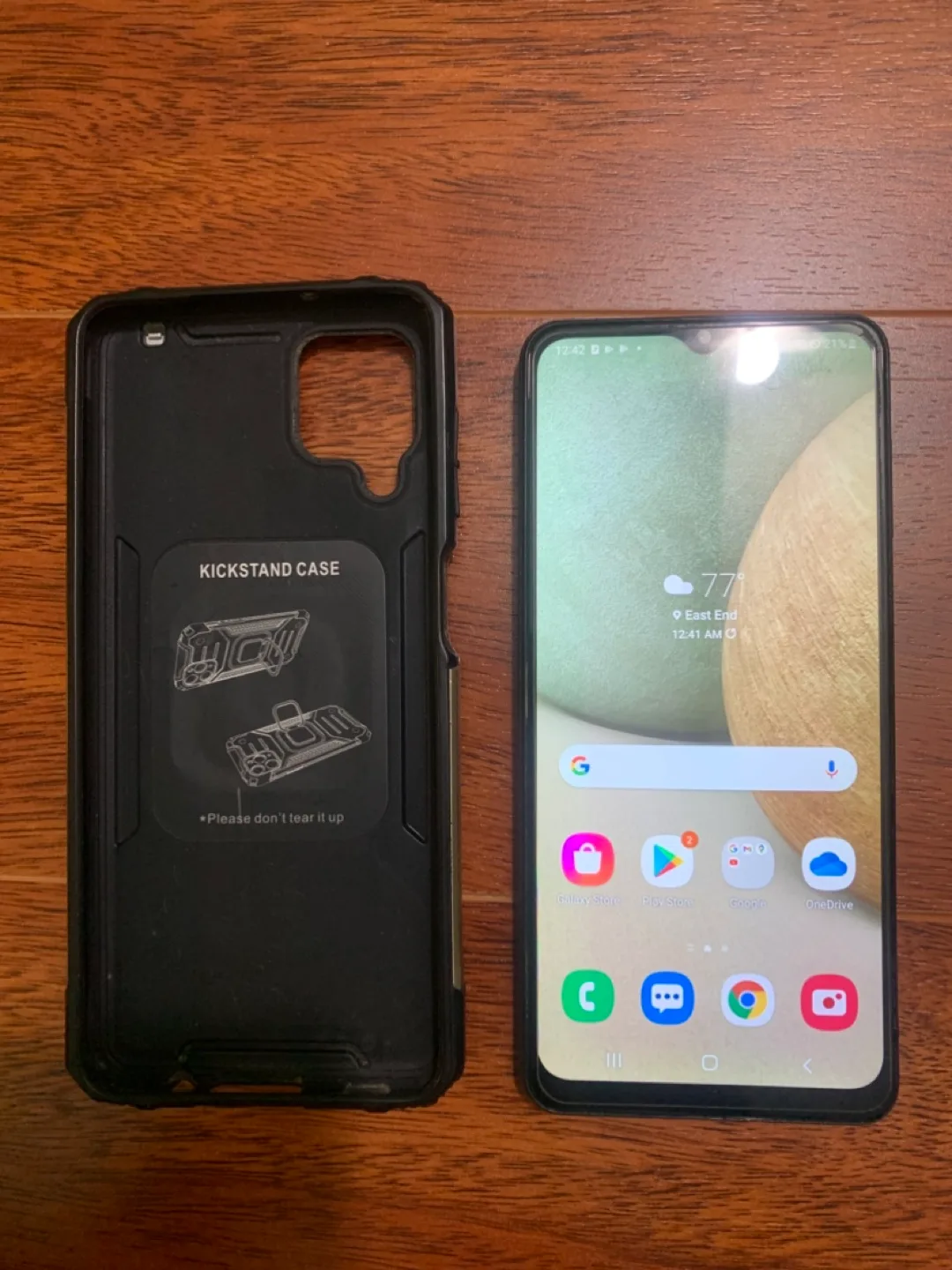 Samsung Galaxy A12 w/ Case and charger thumbnail