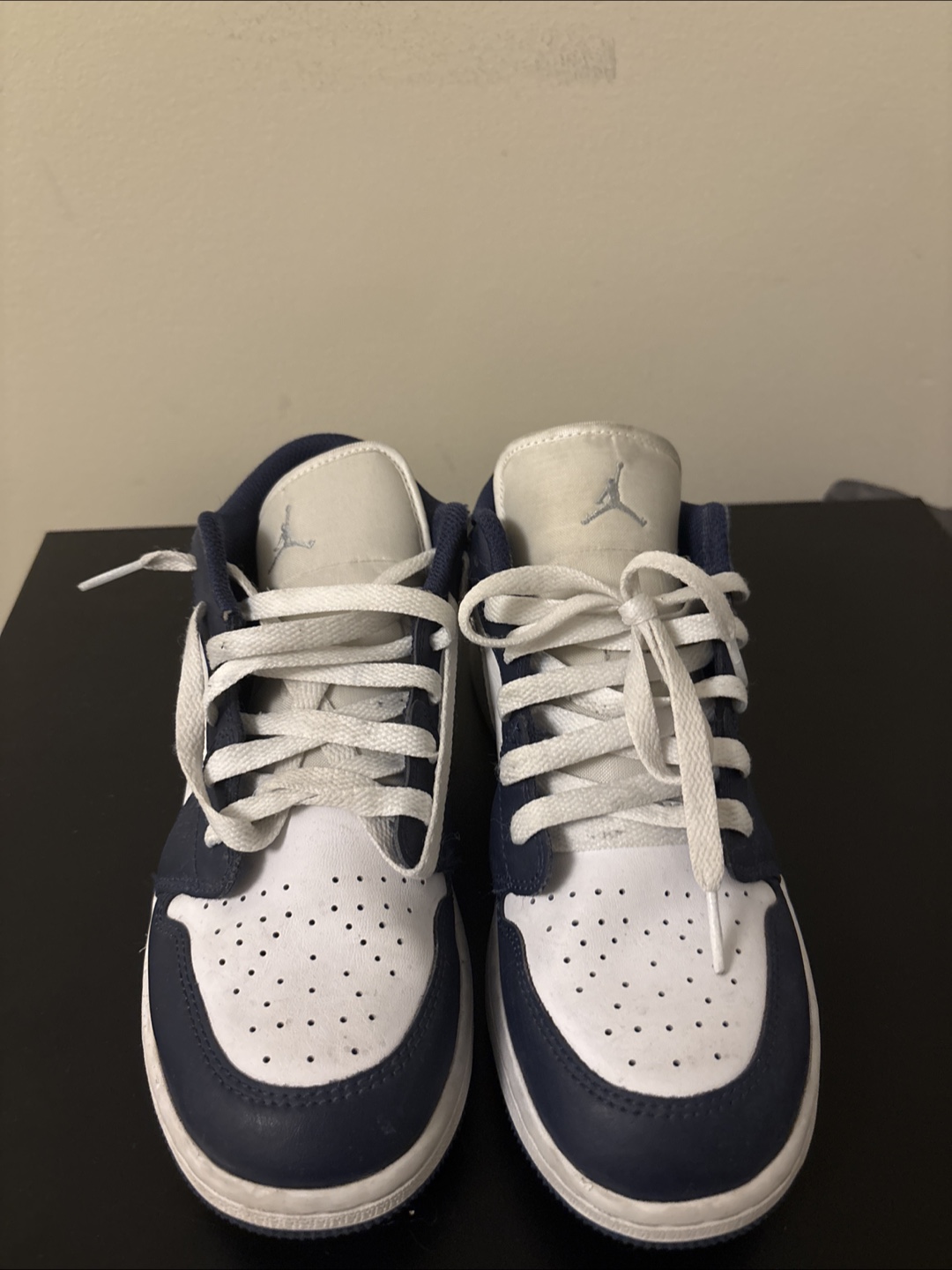 Nike Air Jordan 1 Low - Navy/White - photo 2
