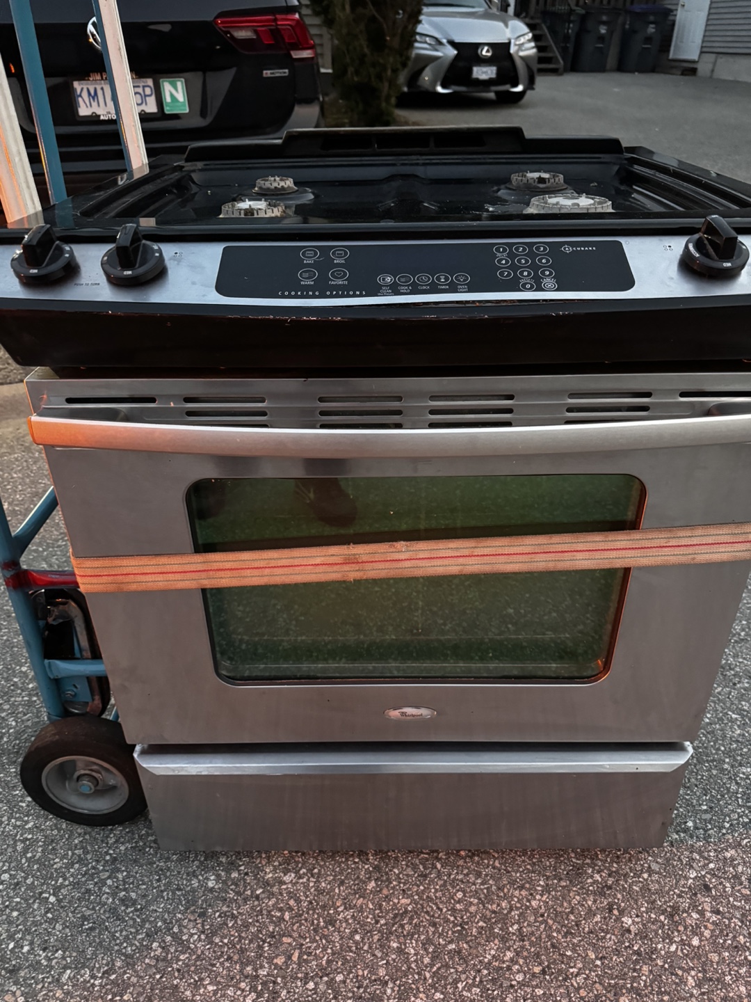 Whirlpool Stainless Steel Gas Range