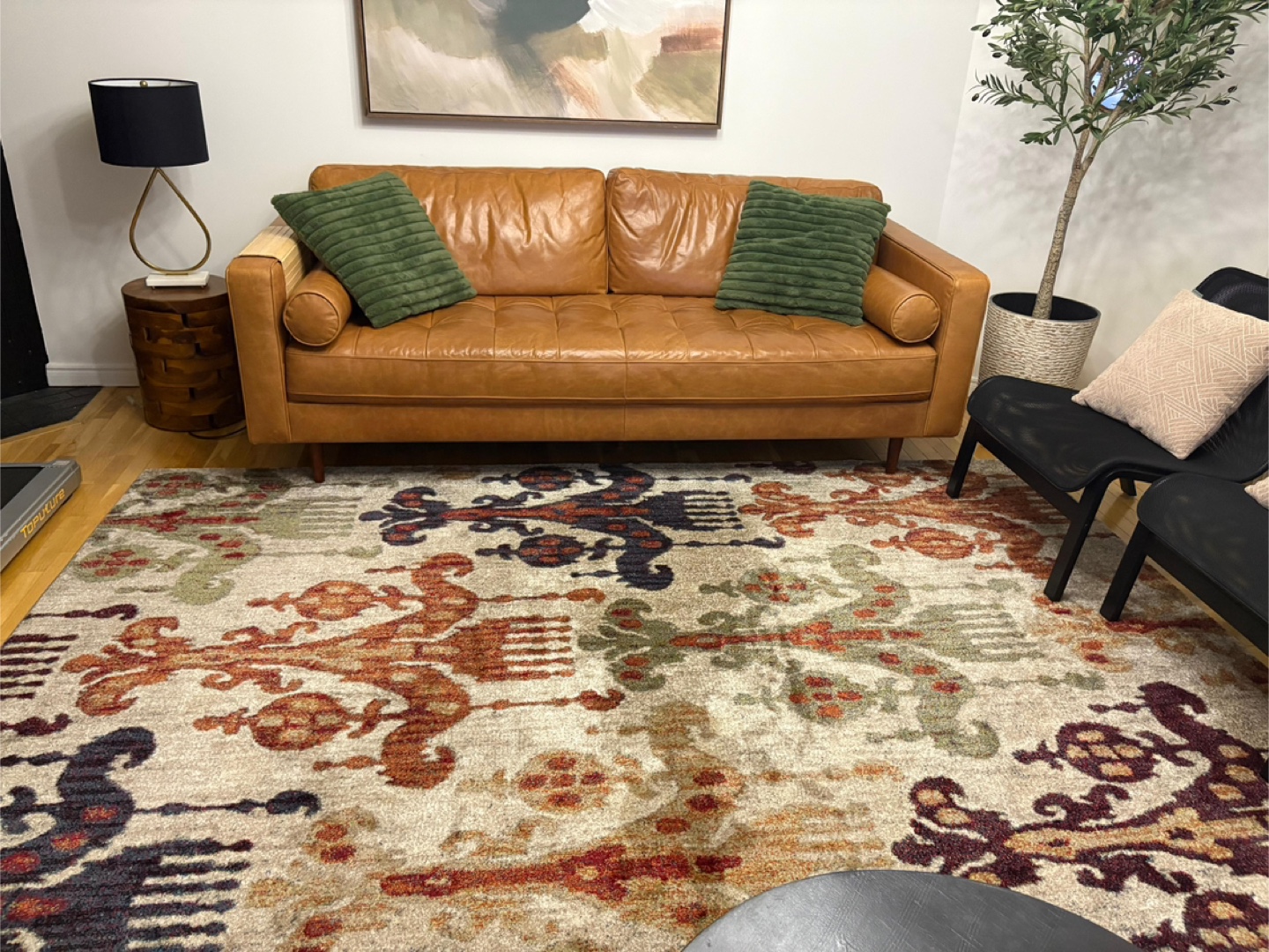 Large Area Rug, patterned, 6.5*9.5 feet