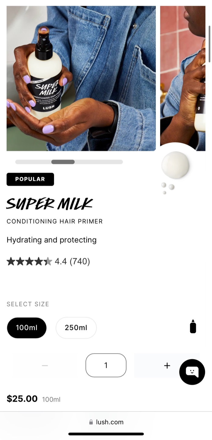 Lush Super Milk Conditioning Hair Primer - photo 2