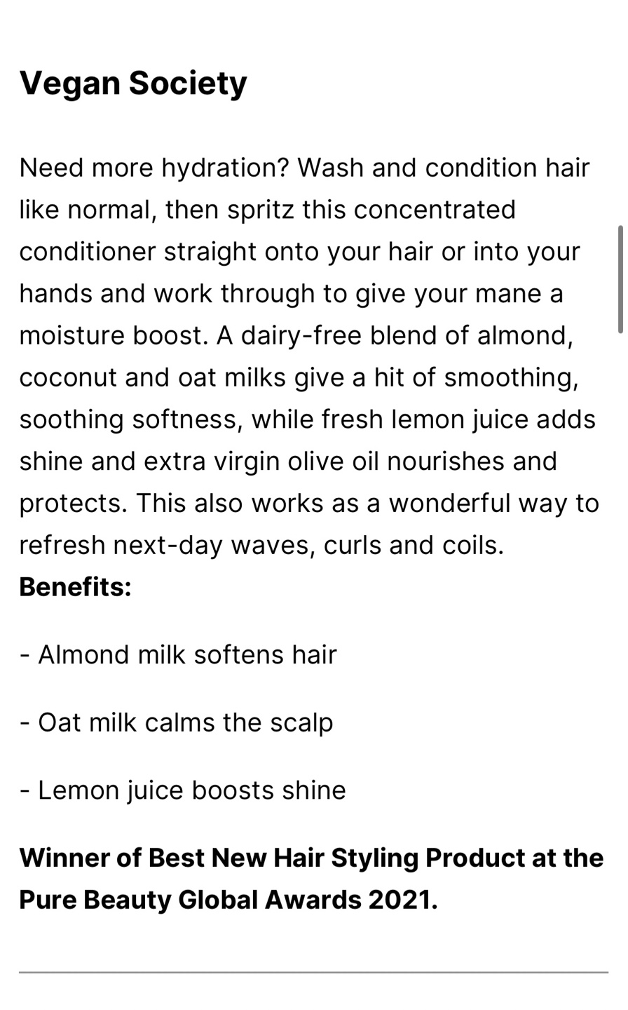 Lush Super Milk Conditioning Hair Primer - photo 3