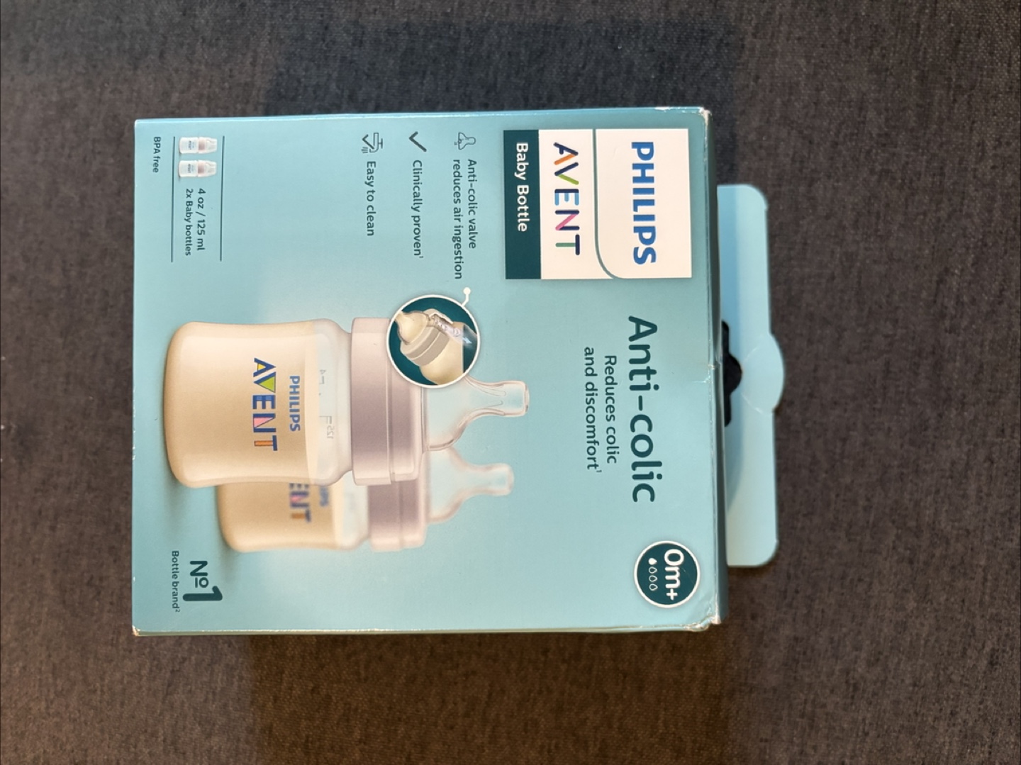 Philips Avent Anti-Colic Baby Bottles, 4oz, New