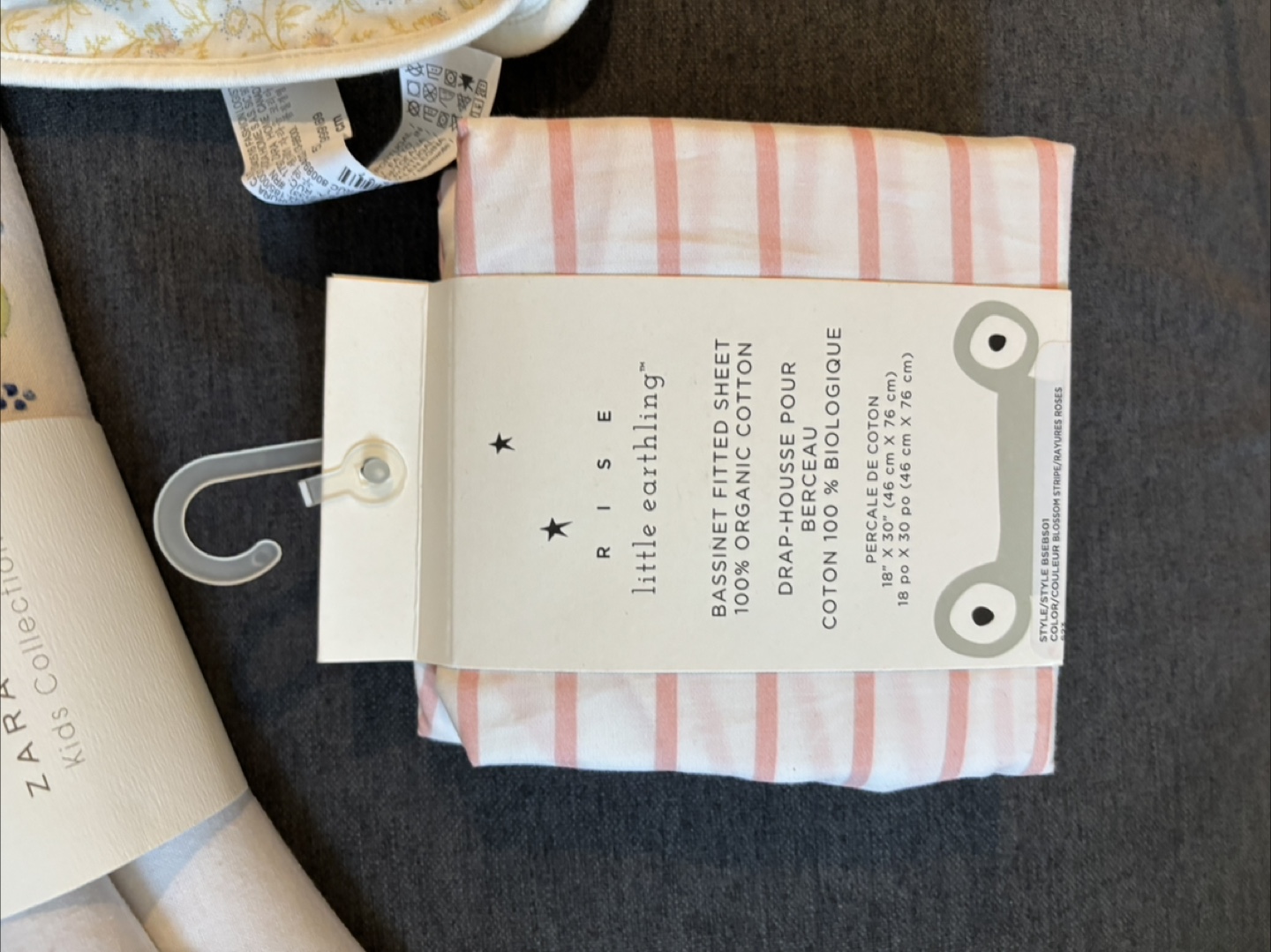 Zara Home Kids Collection Bib & Bassinet Sheet Set - photo 4