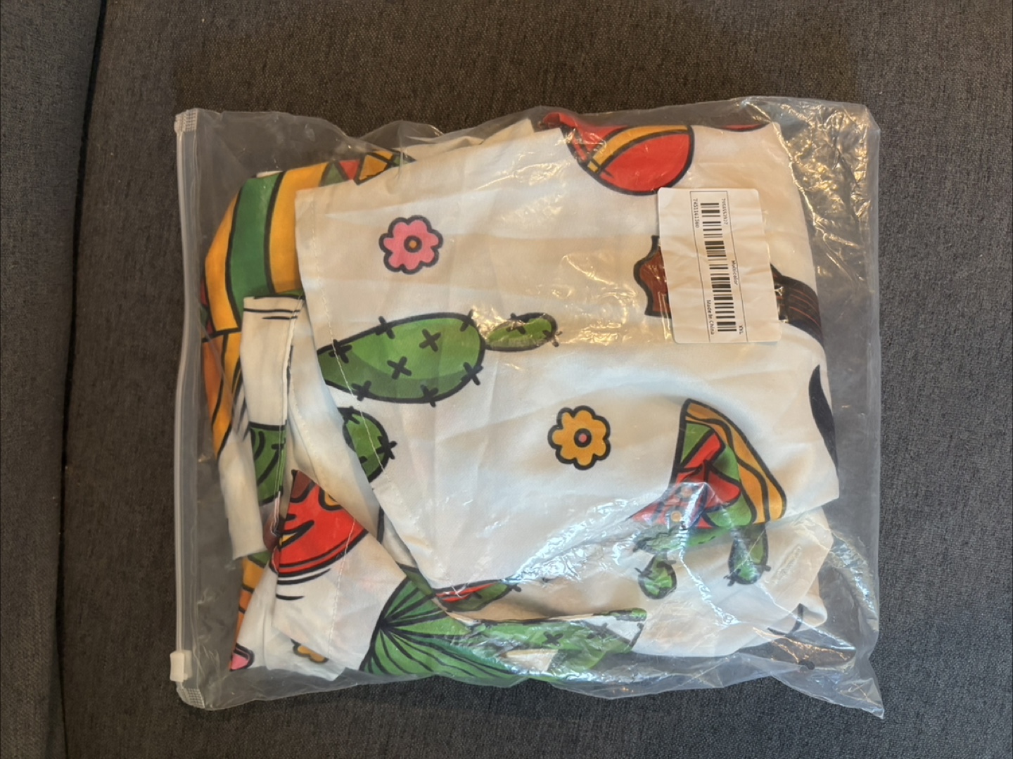 White Cactus Print Shirt - photo 2