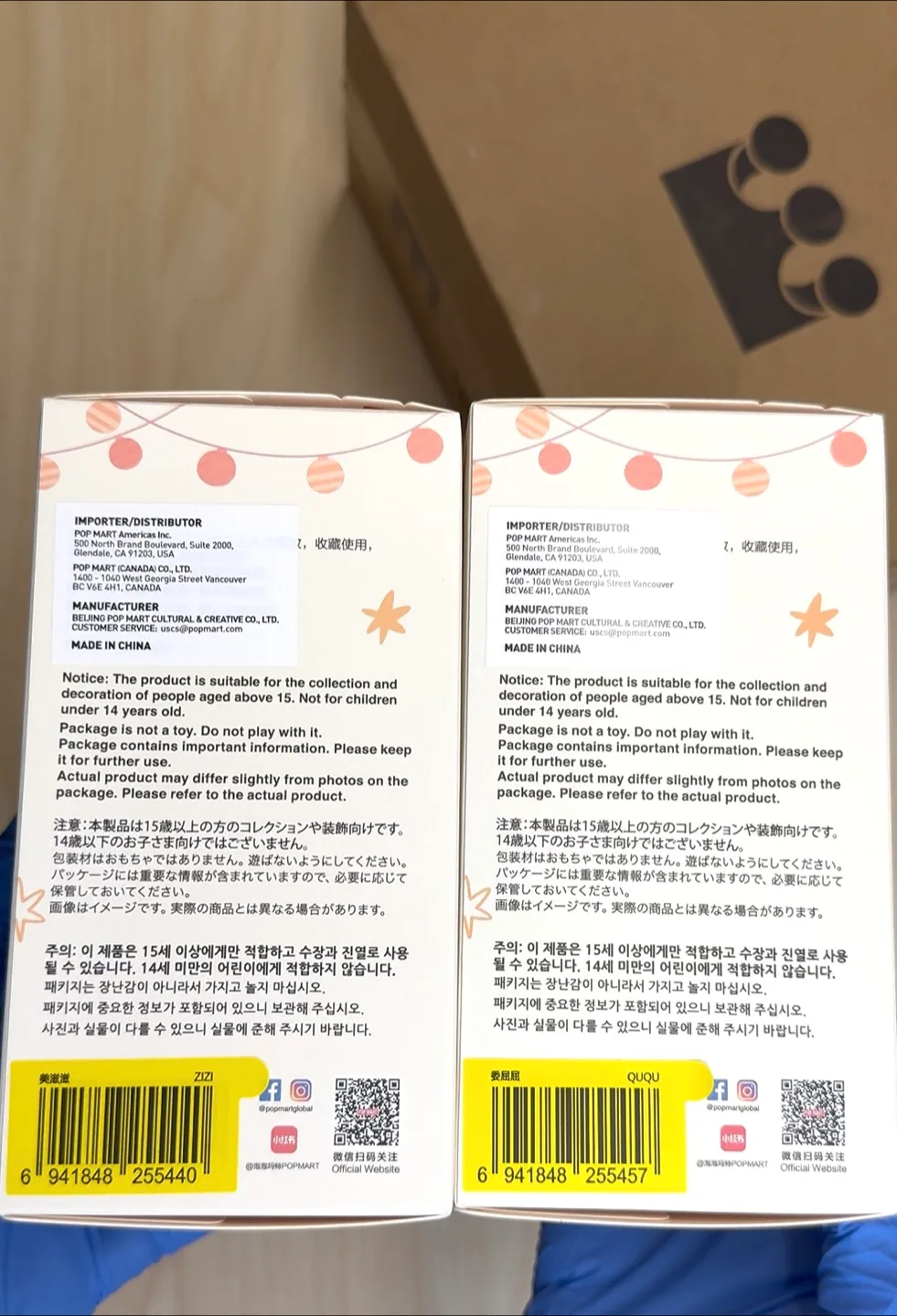 ON HAND Authentic Labubu Have A Seat Ququ & Zizi image indicator(2)