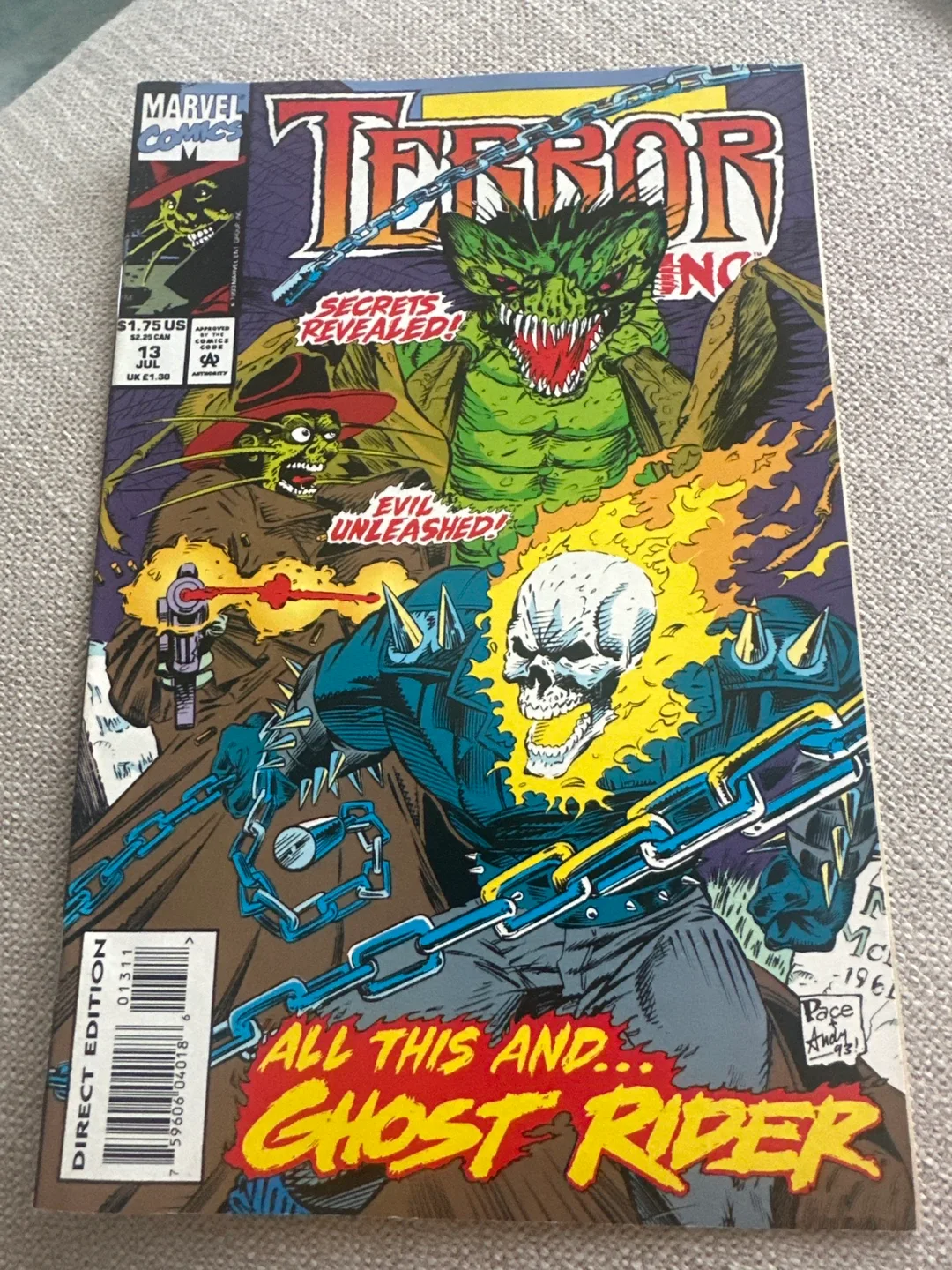 Terror Inc. #13 Comic Book - Ghost Rider