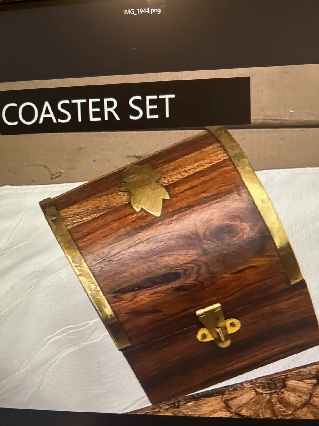 $5 each, brand new hand carved Wooden Boxes image indicator(5)