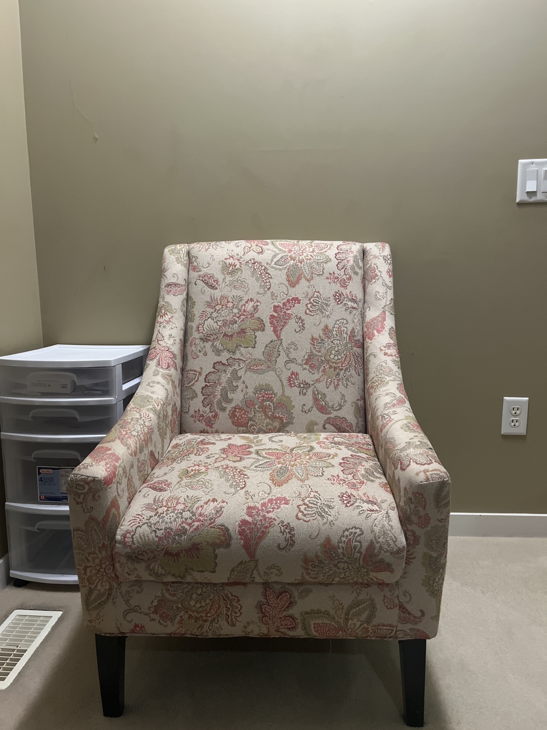 Floral Accent Sofa