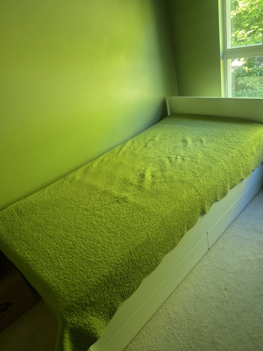 White Single Bed Frame