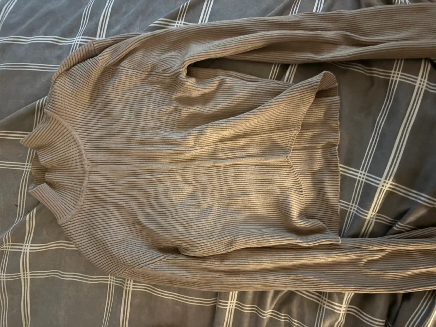 Garage Ribbed Knit Long Sleeve Top - TP/XS image indicator(2)