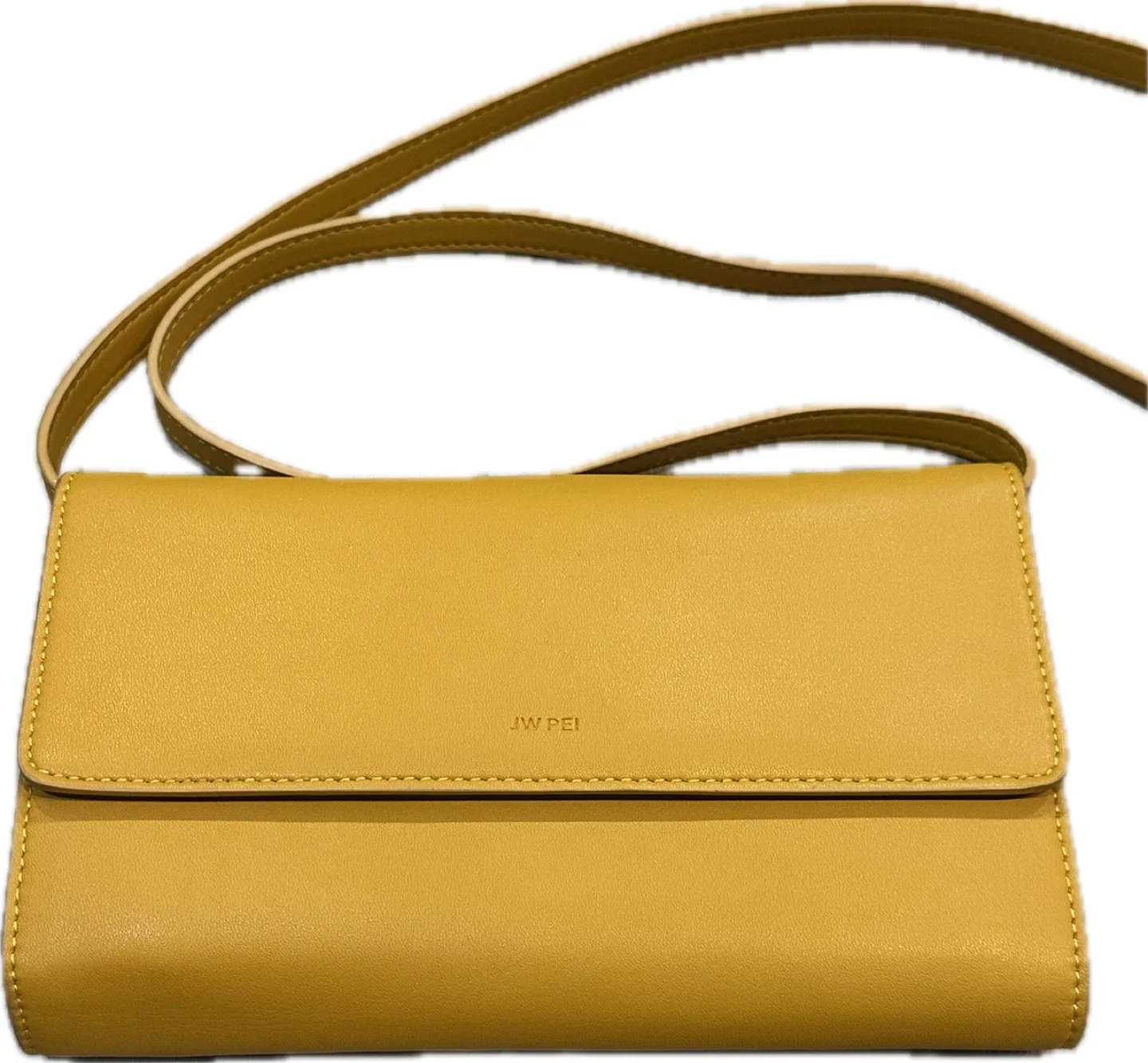 JW PEI Flap Wallet/Crossbody | Mustard thumbnail