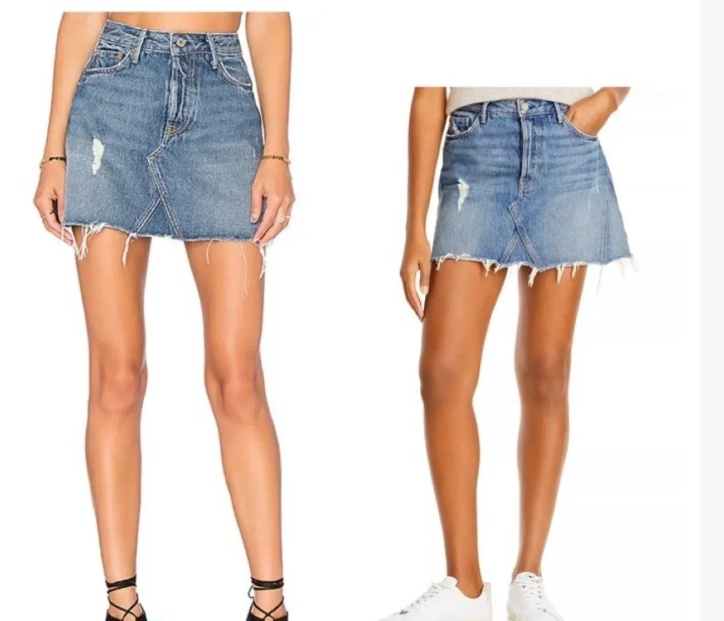 GRLFRND Eva Denim Skirt image indicator(2)