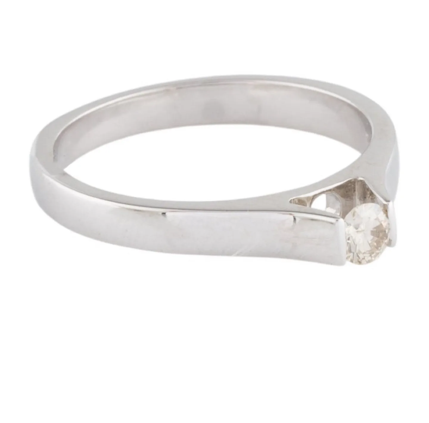 Diamond Solitaire Ring 18K, size 7 image indicator(4)