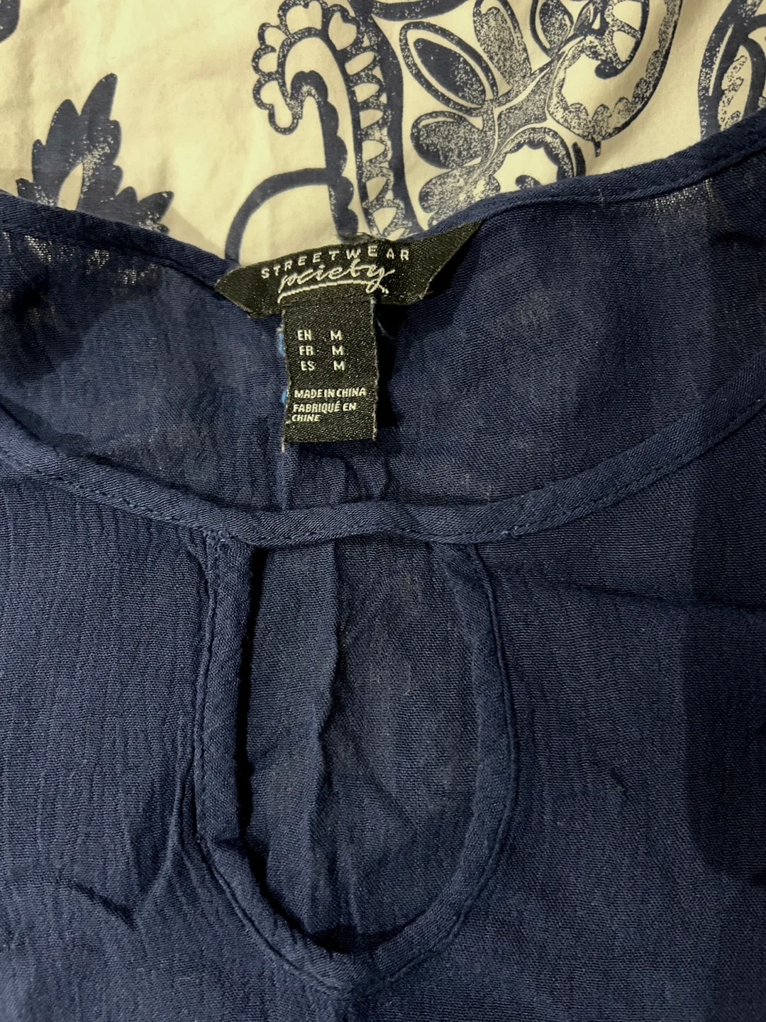 Navy Blue Blouse image indicator(2)