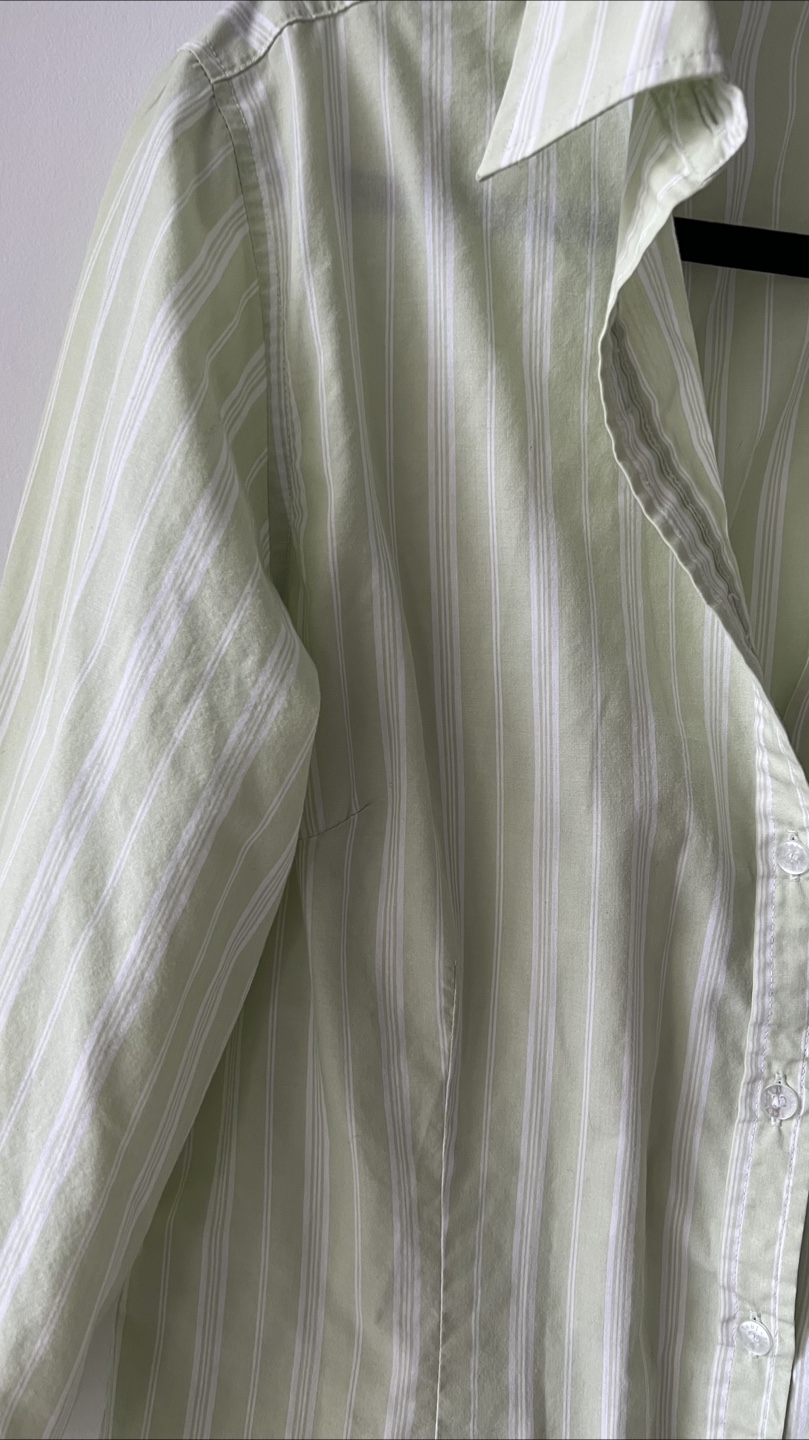 Tabi green Striped Button-Up Shirt - Size 40/50 - photo 3