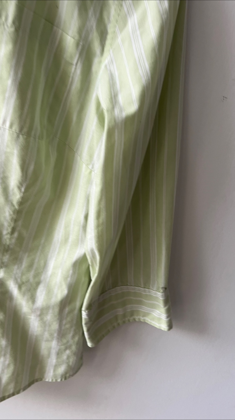 Tabi green Striped Button-Up Shirt - Size 40/50 - photo 5