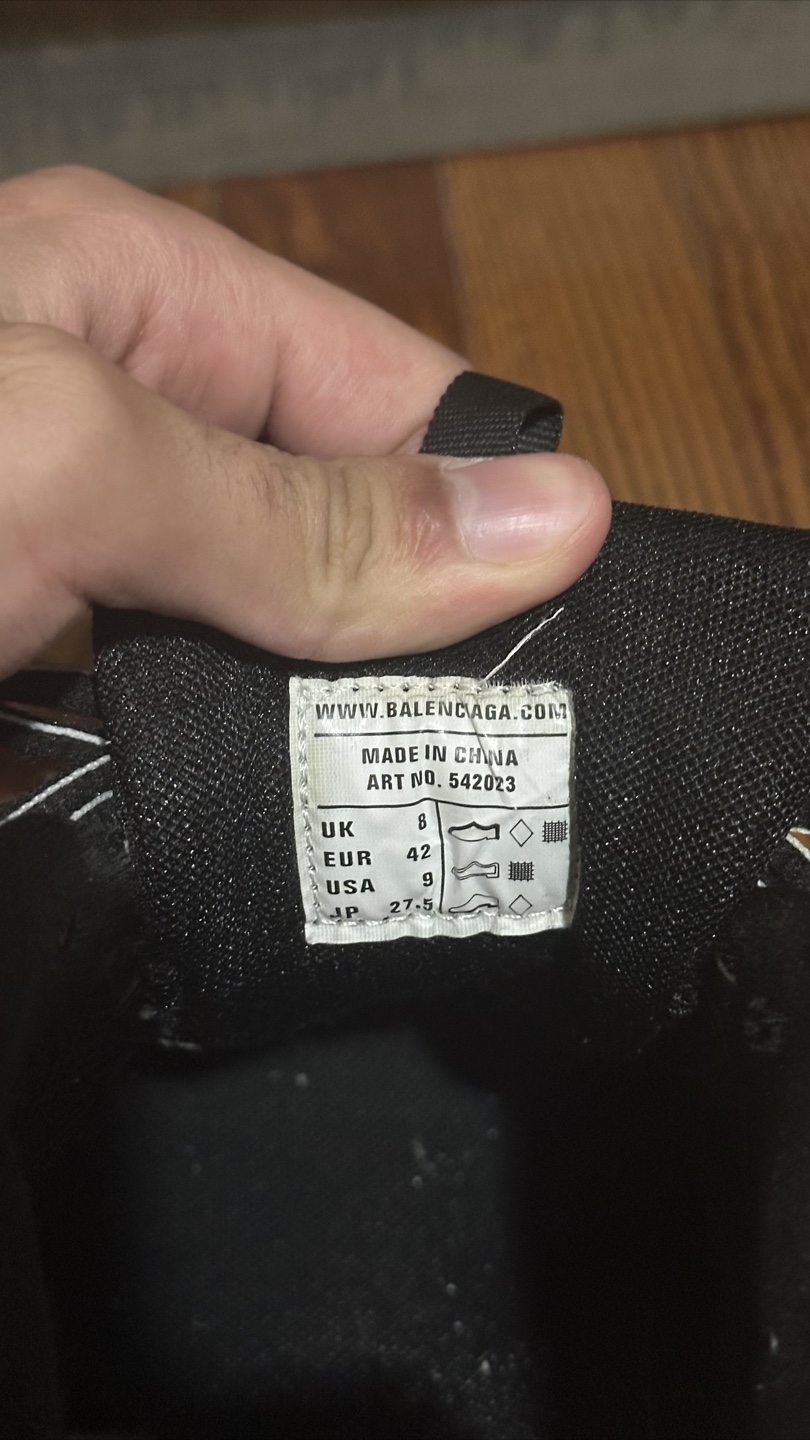 Balenciaga Track Sneakers - Black, Size 9 US - photo 5