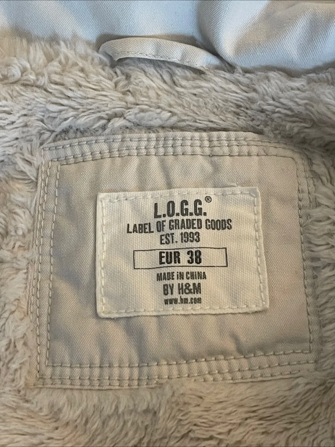 L.O.G.G. by H&M Beige Fur Lined Hooded Jacket - EUR 38 image indicator(2)