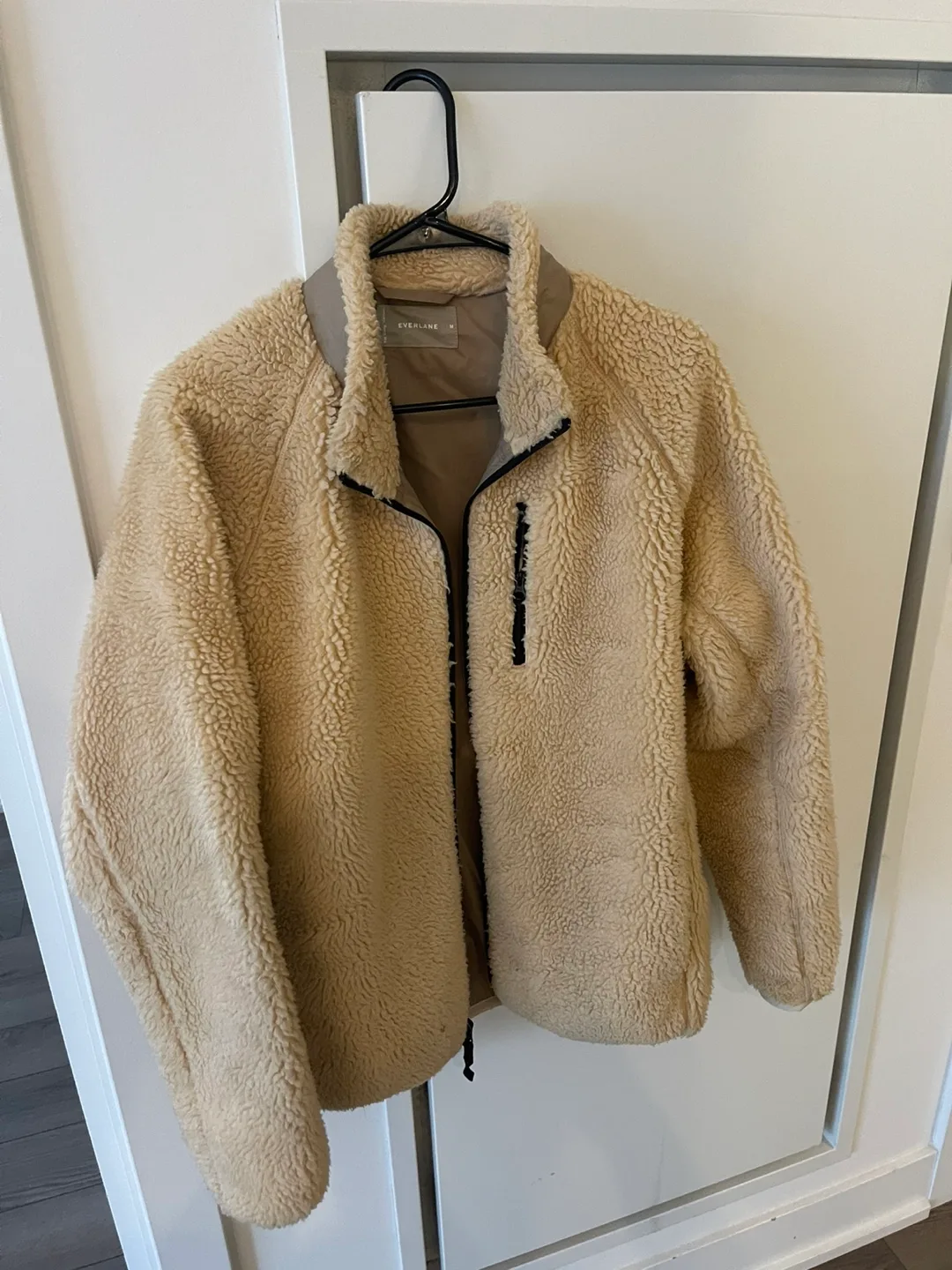 Everlane Fleece Bomber Jacket - Size M thumbnail