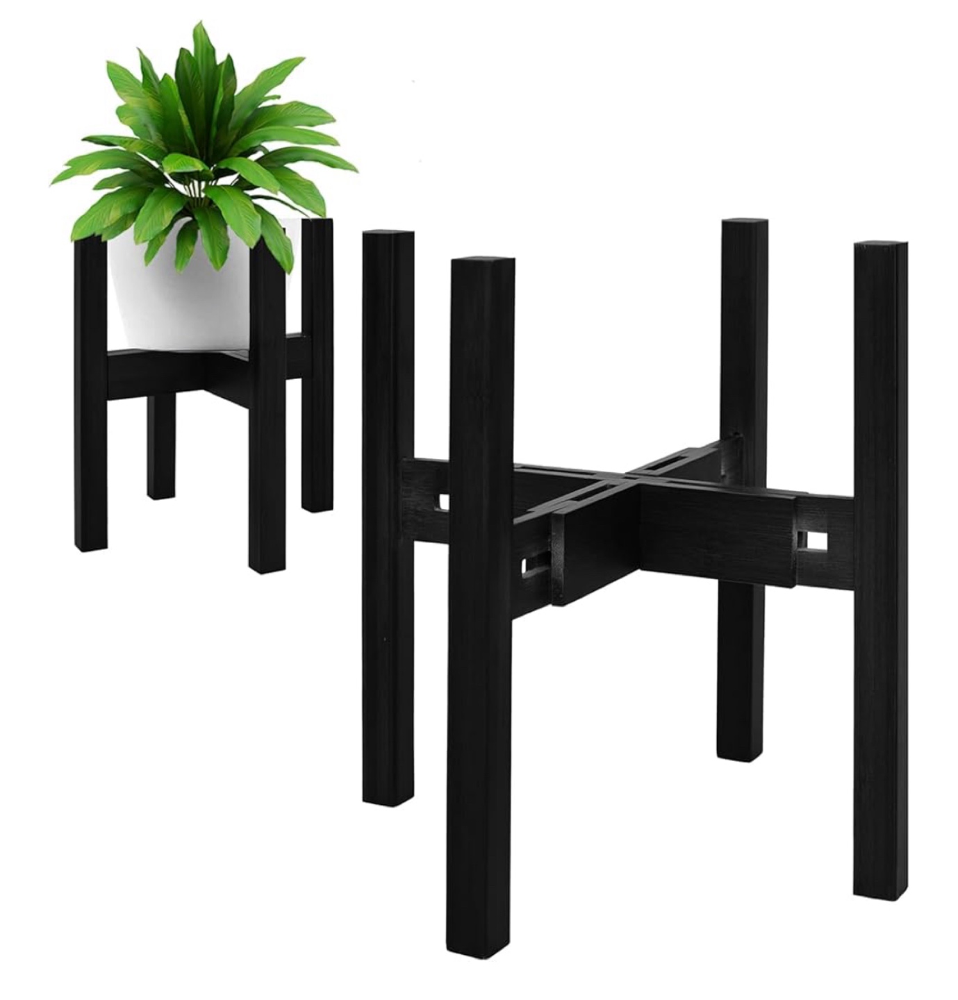 Oergke Adjustable Plant Stand - Black
