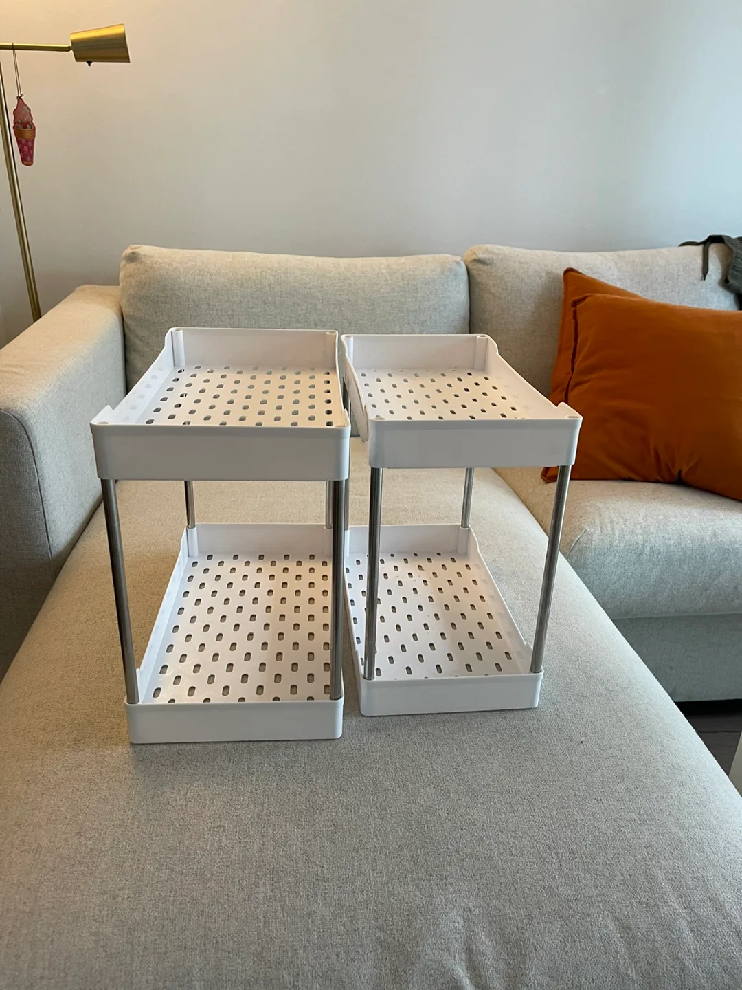 White Shelf Unit - 2 Pack thumbnail