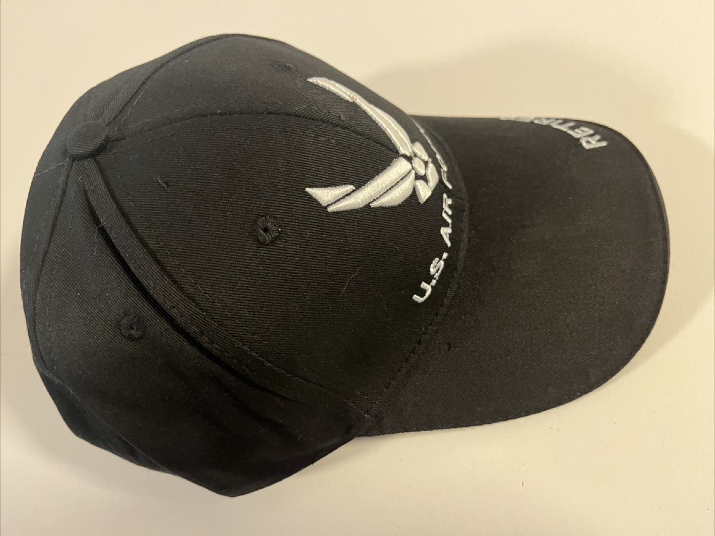 U.S. Air Force Retired Black Cap - photo 5