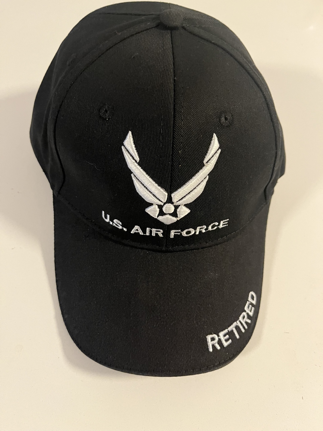 U.S. Air Force Retired Black Cap