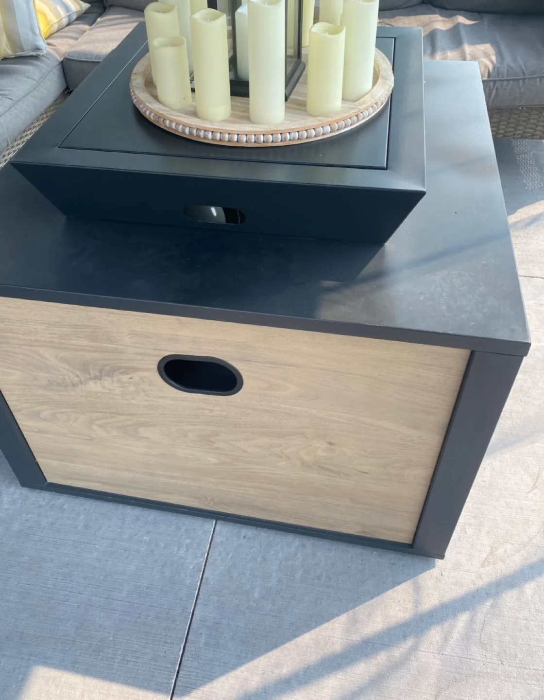 modern outdoor fire table thumbnail