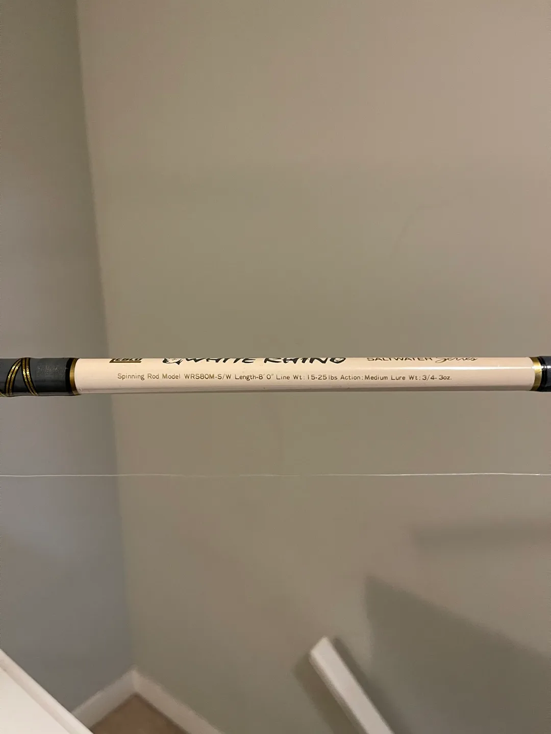 Zebco White Rhino Saltwater Fishing Rod + Quantum XG3 Reel image indicator(5)