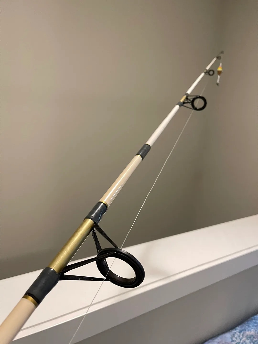 Zebco White Rhino Saltwater Fishing Rod + Quantum XG3 Reel image indicator(6)