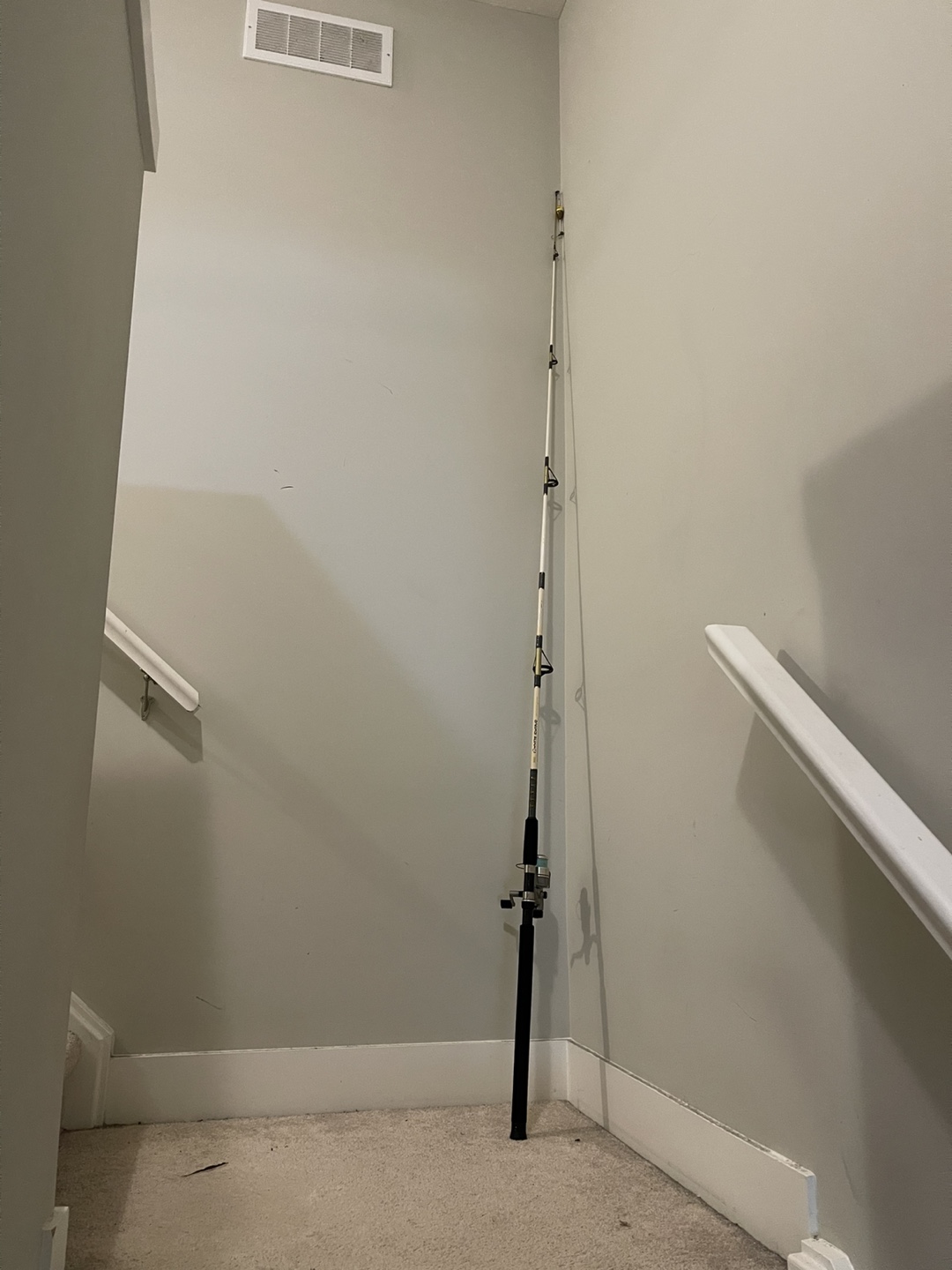 Zebco White Rhino Saltwater Fishing Rod + Quantum XG3 Reel
