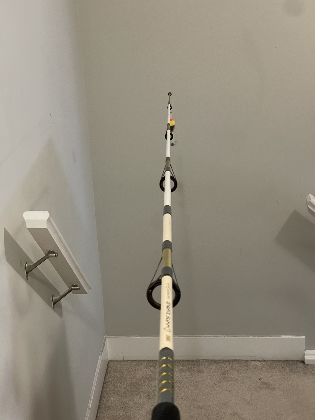Zebco White Rhino Saltwater Fishing Rod + Quantum XG3 Reel - photo 4