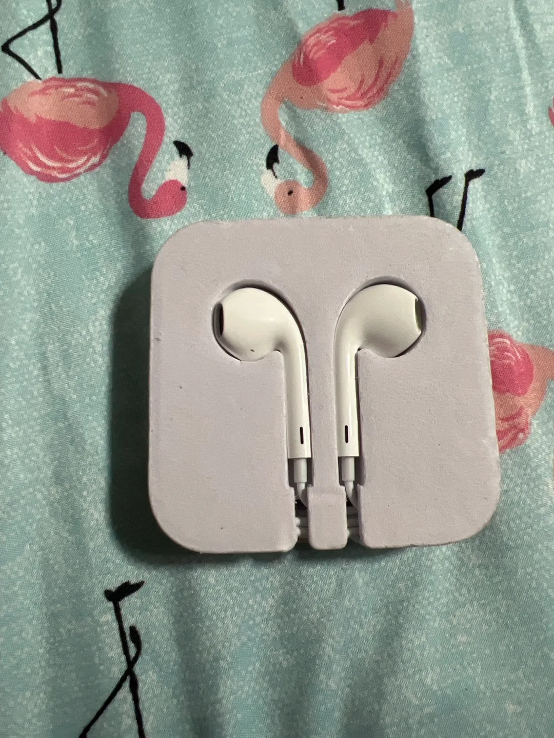 White Earphones without mic - Like New thumbnail
