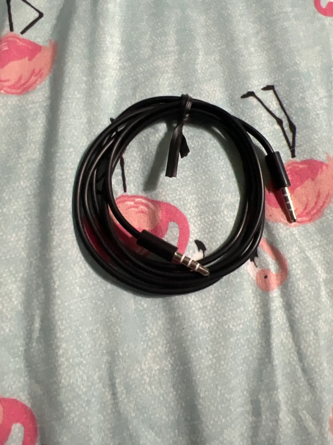 Black 3.5mm Audio Cable 1meter thumbnail