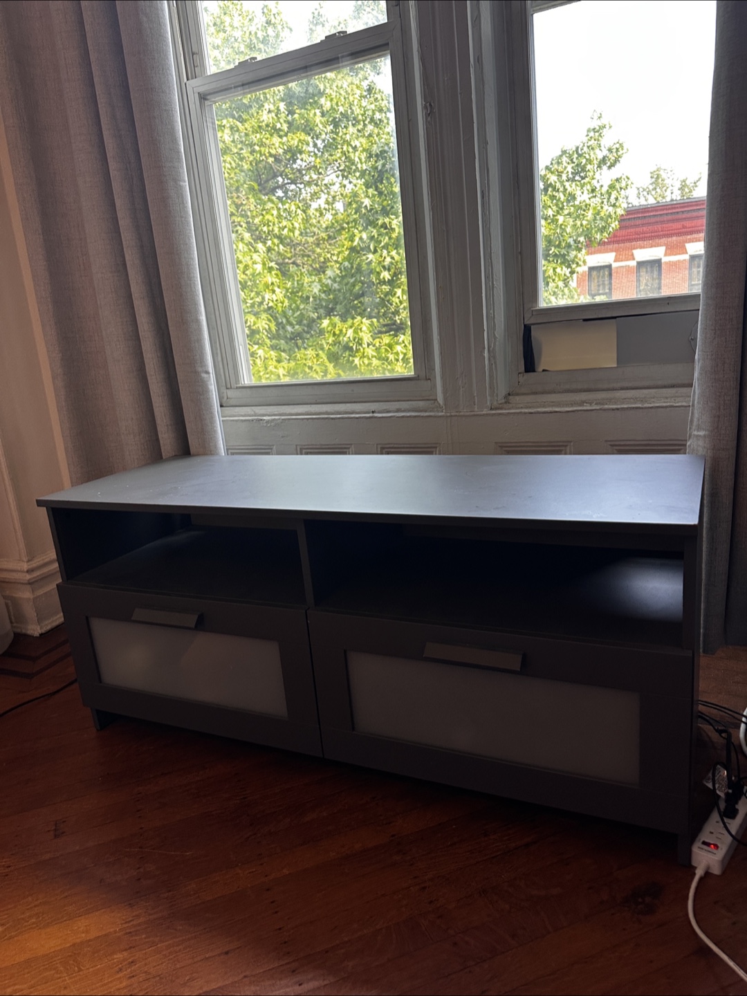 Gray TV Stand - photo 2
