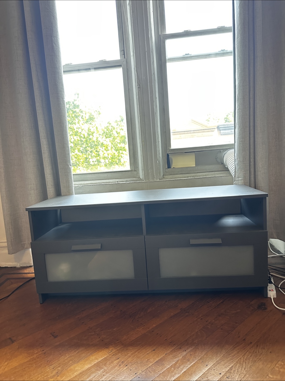 Gray TV Stand