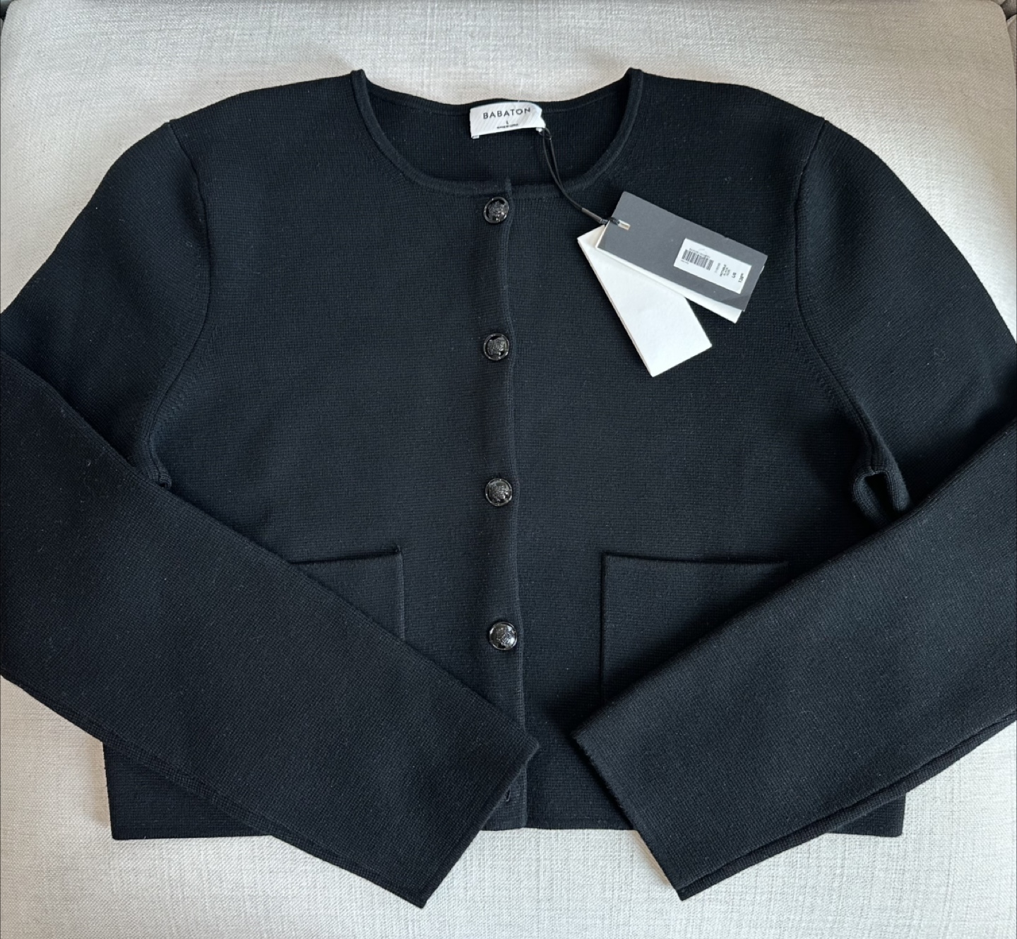 Babaton Notable Cardigan Size L NWT