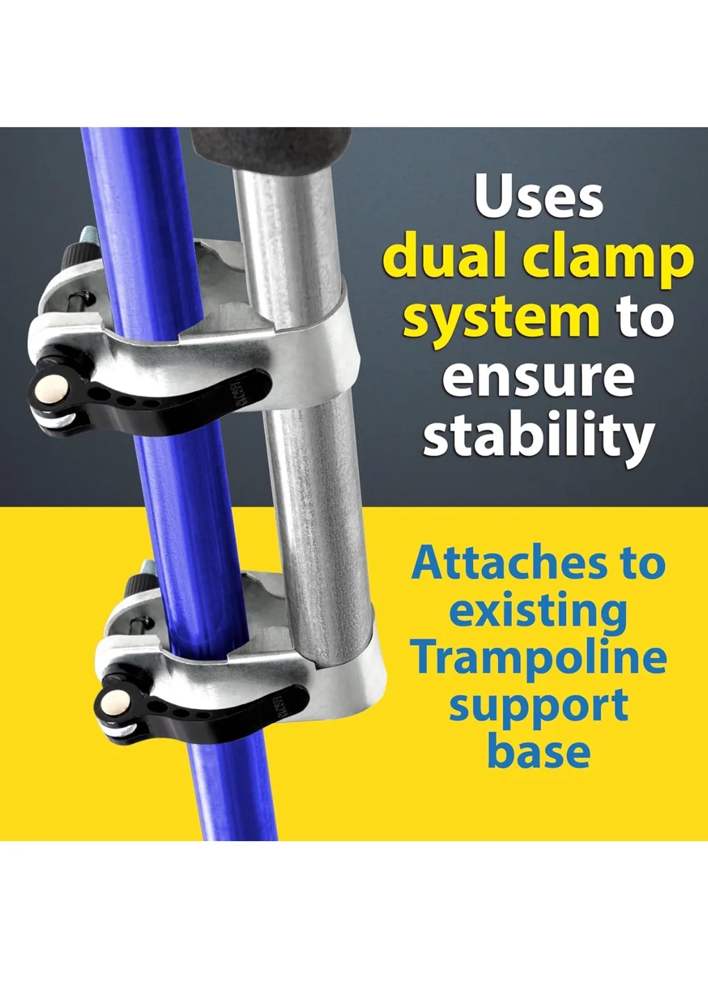 ANYTHING SPORTS 10ft Trampoline Replacement Enclosure Net image indicator(4)