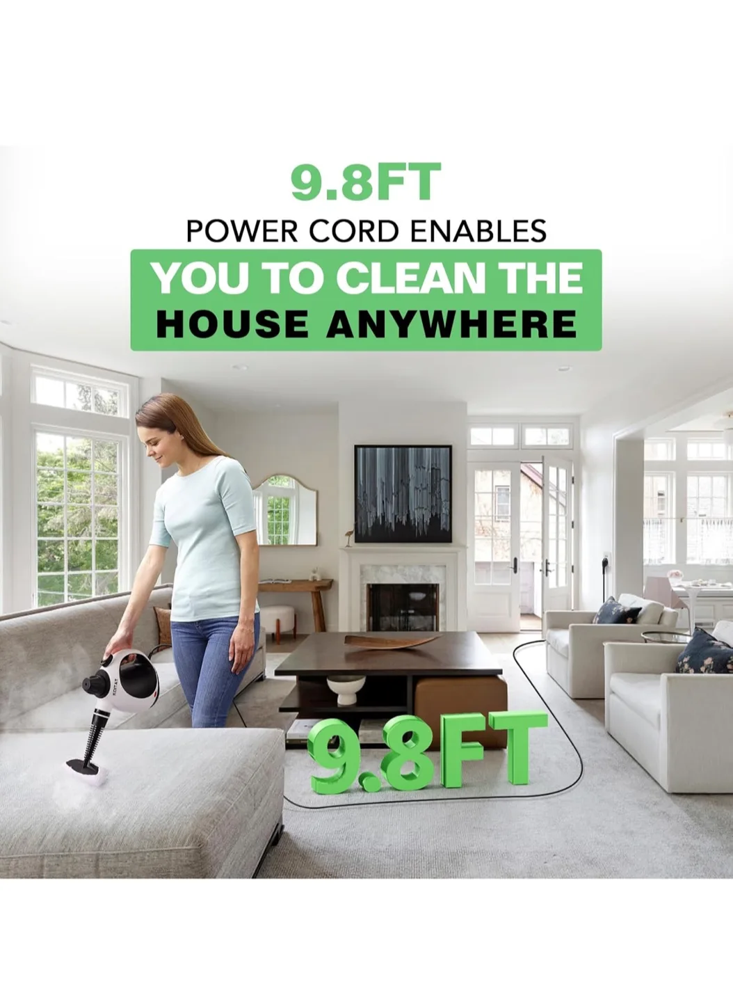 KOITAT Pressurized Handheld Steam Cleaner image indicator(4)