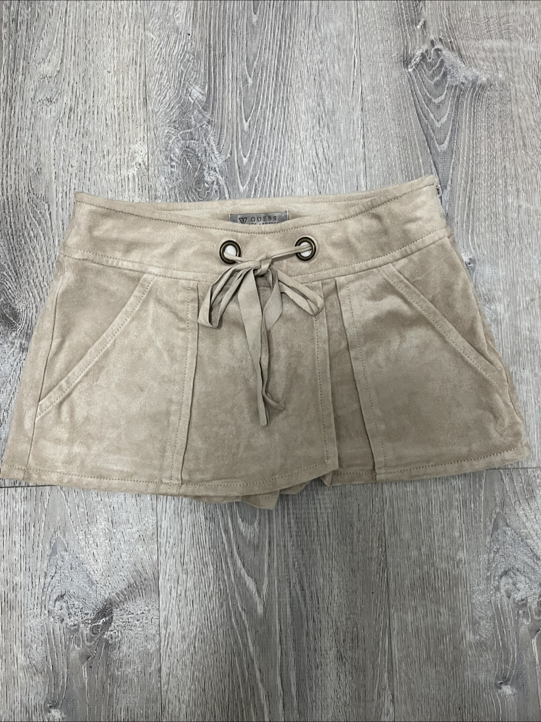 Guess Beige Suede Shorts - photo 2