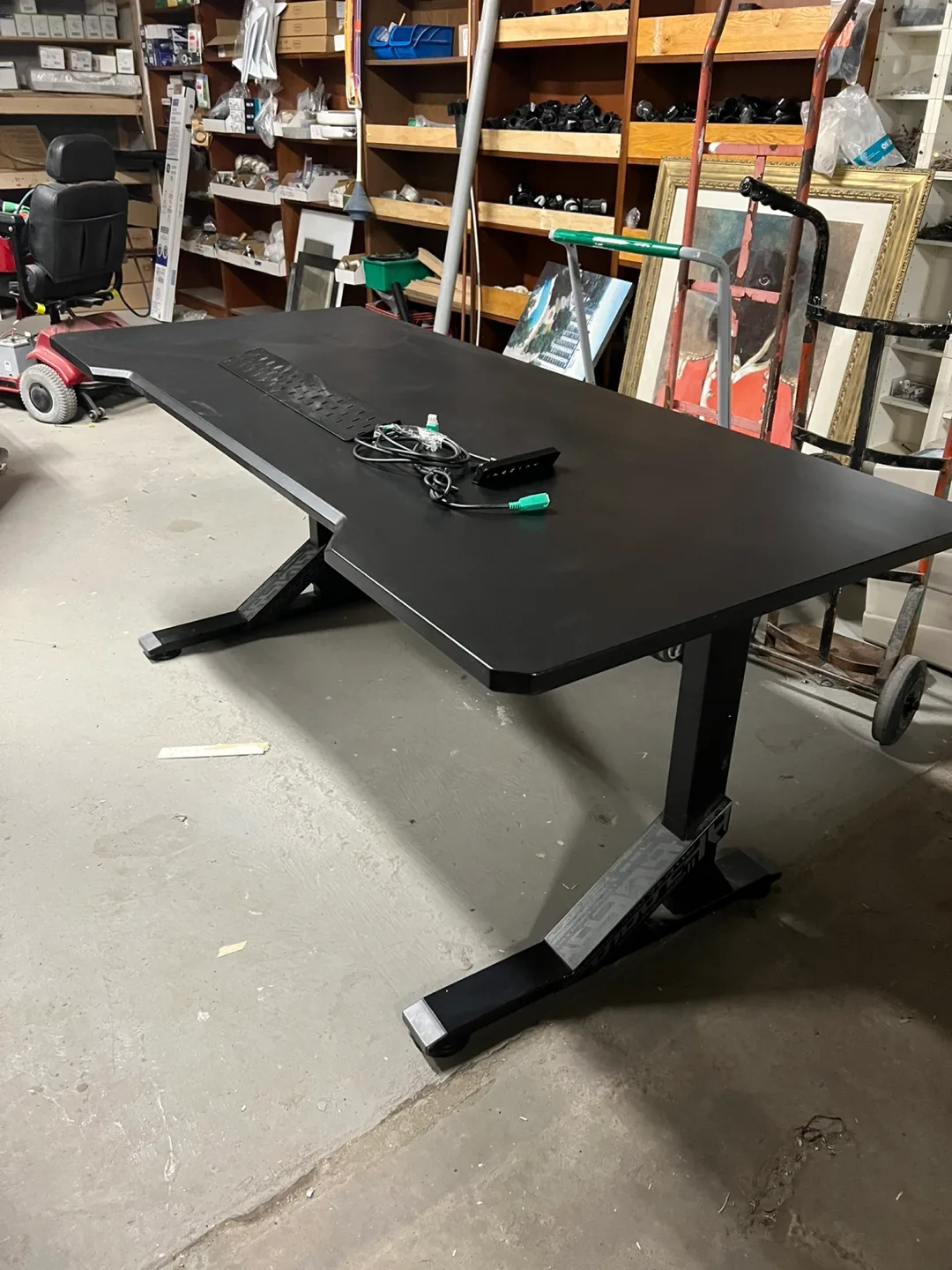 IKEA UPPSPEL Black Gaming Desk thumbnail