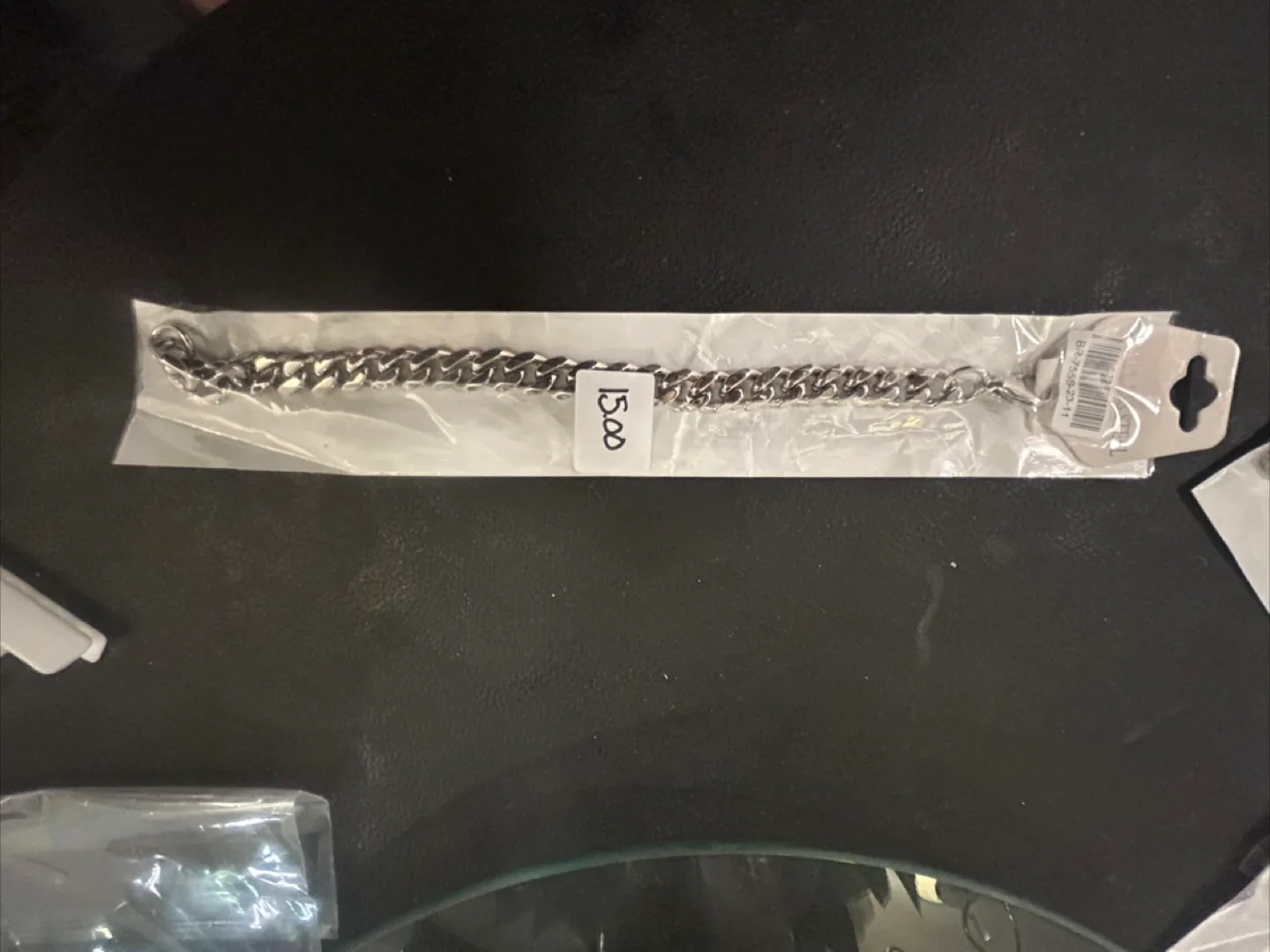 Silver Curb Chain Bracelet image indicator(6)