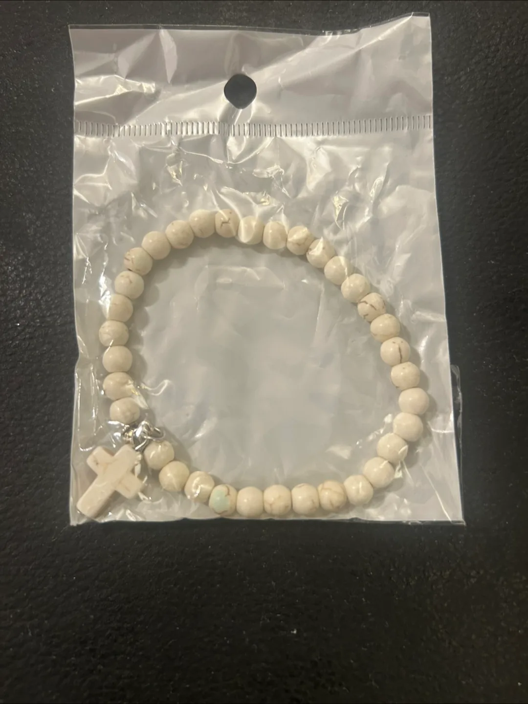 Beaded Cross Charm Bracelet image indicator(6)