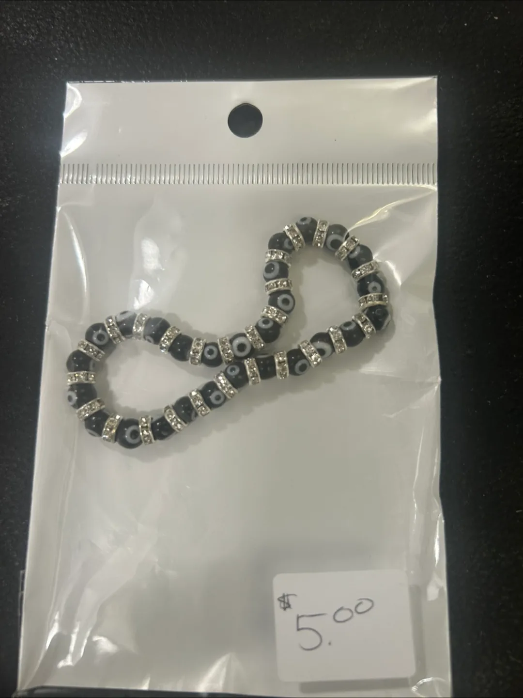 Beaded Cross Charm Bracelet image indicator(9)